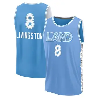 Men's Chris Livingston Cleveland Cavaliers Light Blue 2024/25 City Edition Jersey - Fast Break
