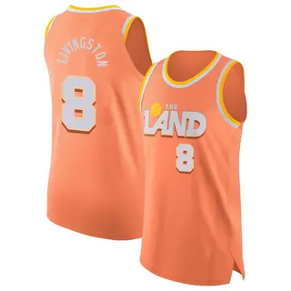 Men's Chris Livingston Cleveland Cavaliers Orange 2025/26 City Edition Jersey - Authentic