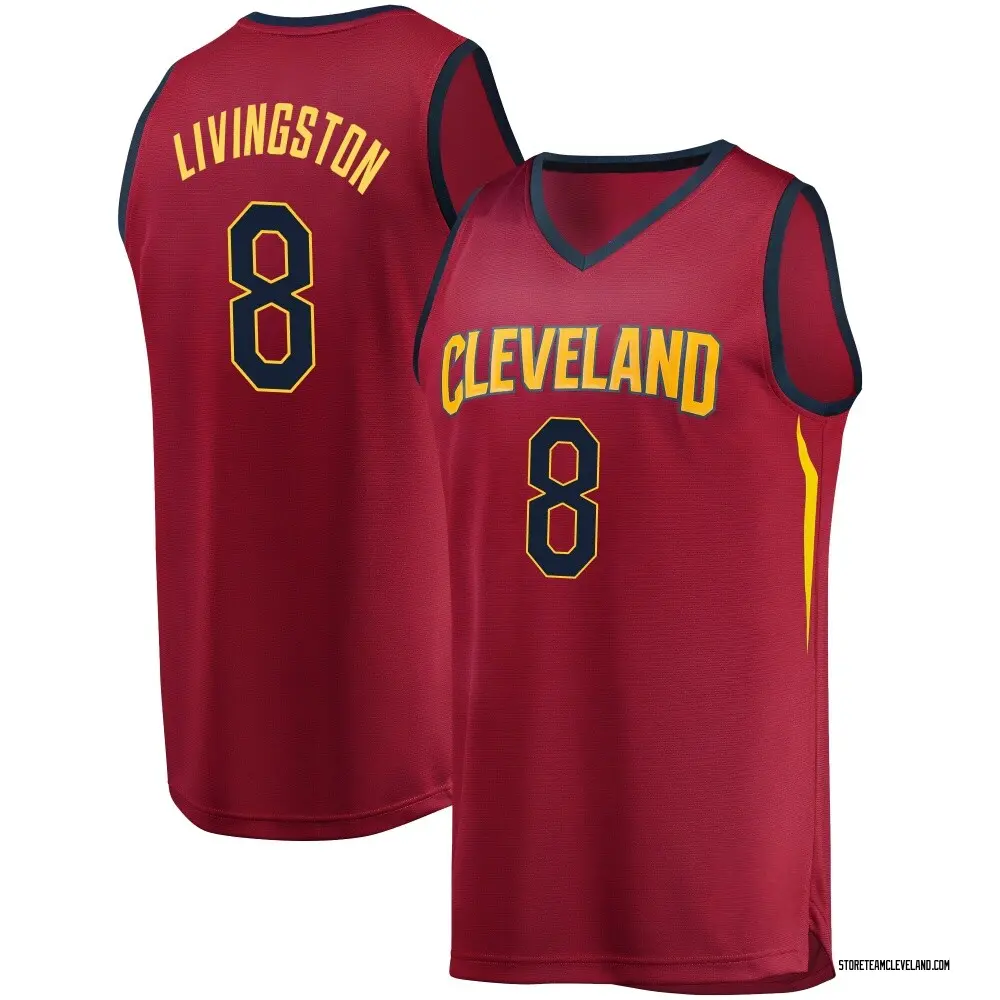 Men's Chris Livingston Cleveland Cavaliers Wine Jersey - Iconic Edition - Fast Break