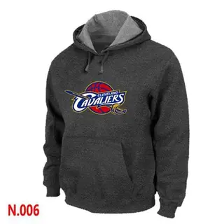 Men's Cleveland Cavaliers Dark Grey Pullover Hoodie - -