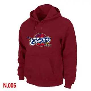 Men's Cleveland Cavaliers Red Pullover Hoodie - -