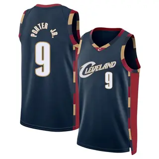 Men's Craig Porter Jr. Cleveland Cavaliers Navy Classic Edition Jersey - Swingman