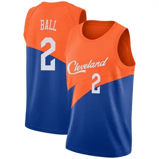 Men's Lonzo Ball Cleveland Cavaliers Blue 2018/19 Jersey - City Edition - Swingman