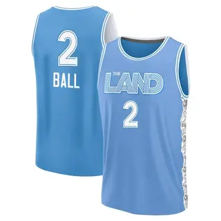 Men's Lonzo Ball Cleveland Cavaliers Light Blue 2024/25 City Edition Jersey - Fast Break