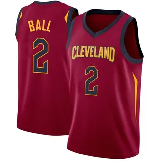 Men's Lonzo Ball Cleveland Cavaliers Maroon Jersey - Icon Edition - Swingman