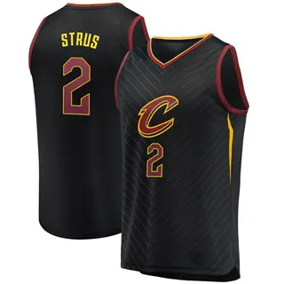Men's Max Strus Cleveland Cavaliers Black Jersey - Statement Edition - Fast Break