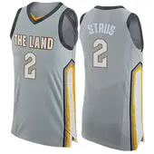 Men's Max Strus Cleveland Cavaliers Gray Jersey - City Edition - Swingman