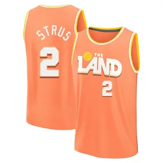 Men's Max Strus Cleveland Cavaliers Orange 2025/26 City Edition Jersey - Fast Break