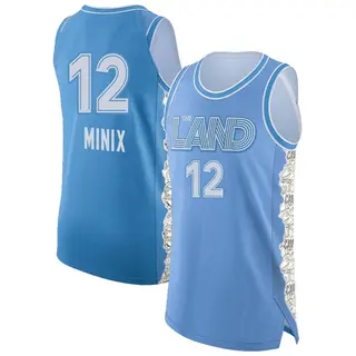 Men's Riley Minix Cleveland Cavaliers Light Blue 2024/25 City Edition Jersey - Authentic