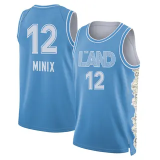 Men's Riley Minix Cleveland Cavaliers Light Blue 2024/25 City Edition Jersey - Swingman