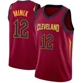 Men's Riley Minix Cleveland Cavaliers Maroon Jersey - Icon Edition - Swingman