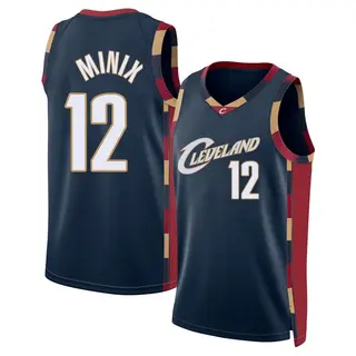 Men's Riley Minix Cleveland Cavaliers Navy Classic Edition Jersey - Swingman