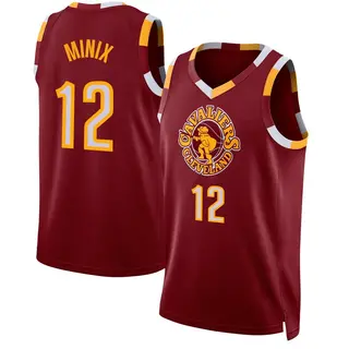 Men's Riley Minix Cleveland Cavaliers Wine 2021/22 City Edition Jersey - Swingman