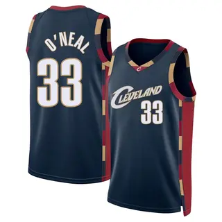 Men's Shaquille O'Neal Cleveland Cavaliers Navy Classic Edition Jersey - Swingman