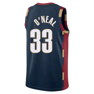 Men's Shaquille O'Neal Cleveland Cavaliers Navy Classic Edition Jersey - Swingman