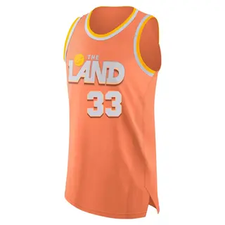 Men's Shaquille O'Neal Cleveland Cavaliers Orange 2025/26 City Edition Jersey - Authentic