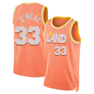 Men's Shaquille O'Neal Cleveland Cavaliers Orange 2025/26 City Edition Jersey - Swingman
