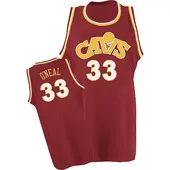 Men's Shaquille O'Neal Cleveland Cavaliers Orange CAVS Throwback Jersey - Authentic