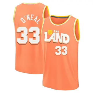 Men's Shaquille O'Neal Cleveland Cavaliers Orange 2025/26 City Edition Jersey - Fast Break