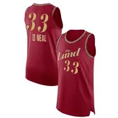 Men's Shaquille O'Neal Cleveland Cavaliers Wine 2023/24 City Edition Jersey - Authentic