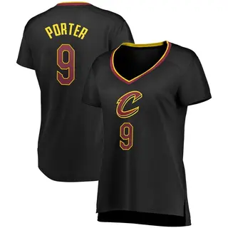 Women's Craig Porter Jr. Cleveland Cavaliers Black Jersey - Statement Edition - Fast Break