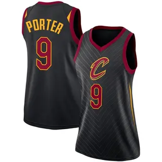 Women's Craig Porter Jr. Cleveland Cavaliers Black Jersey - Statement Edition - Swingman