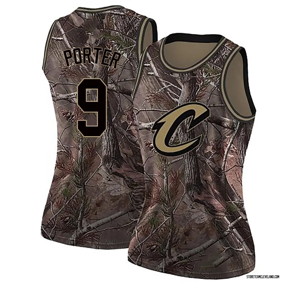 Women's Craig Porter Jr. Cleveland Cavaliers Camo Realtree Collection Jersey - Swingman