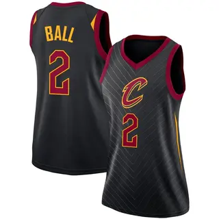 Women's Lonzo Ball Cleveland Cavaliers Black Jersey - Statement Edition - Swingman