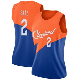 Women's Lonzo Ball Cleveland Cavaliers Blue 2018/19 Jersey - City Edition - Swingman
