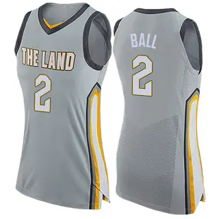 Women's Lonzo Ball Cleveland Cavaliers Gray Jersey - City Edition - Swingman