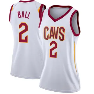 Women's Lonzo Ball Cleveland Cavaliers White Jersey - Association Edition - Swingman