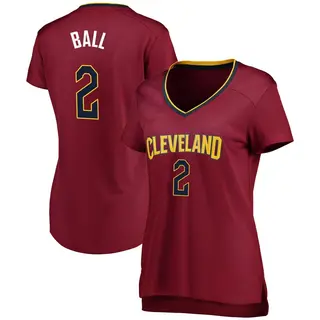Women's Lonzo Ball Cleveland Cavaliers Wine Jersey - Icon Edition - Fast Break