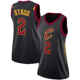 Women's Max Strus Cleveland Cavaliers Black Jersey - Statement Edition - Swingman