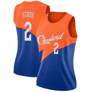 Women's Max Strus Cleveland Cavaliers Blue 2018/19 Jersey - City Edition - Swingman