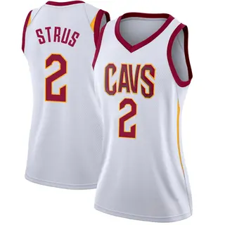Women's Max Strus Cleveland Cavaliers White Jersey - Association Edition - Swingman