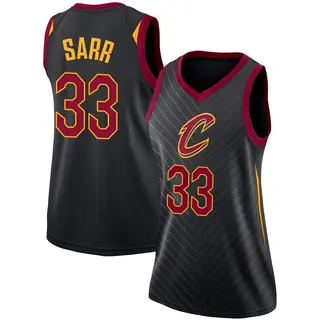 Women's Olivier Sarr Cleveland Cavaliers Black Jersey - Statement Edition - Swingman