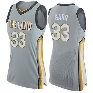 Women's Olivier Sarr Cleveland Cavaliers Gray Jersey - City Edition - Swingman