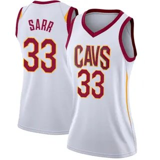 Women's Olivier Sarr Cleveland Cavaliers White Jersey - Association Edition - Swingman