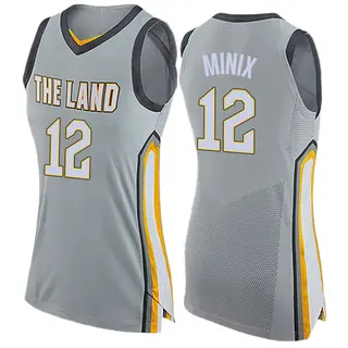 Women's Riley Minix Cleveland Cavaliers Gray Jersey - City Edition - Swingman