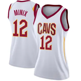 Women's Riley Minix Cleveland Cavaliers White Jersey - Association Edition - Swingman