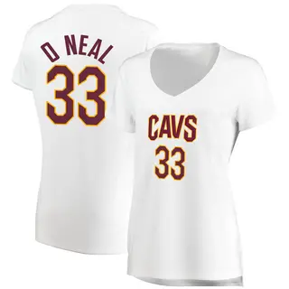 Women's Shaquille O'Neal Cleveland Cavaliers White Jersey - Association Edition - Fast Break
