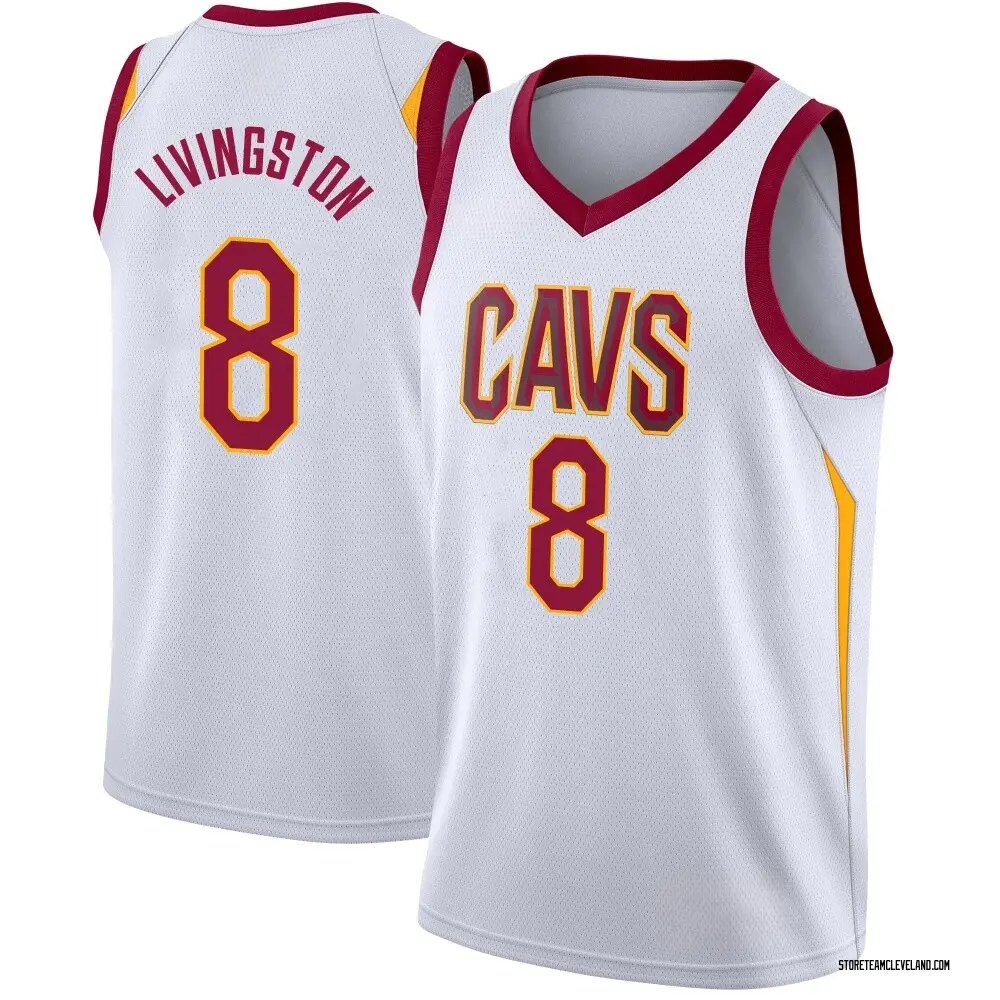 Youth Chris Livingston Cleveland Cavaliers White Jersey - Association Edition - Swingman