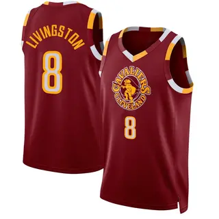 Youth Chris Livingston Cleveland Cavaliers Wine 2021/22 City Edition Jersey - Swingman