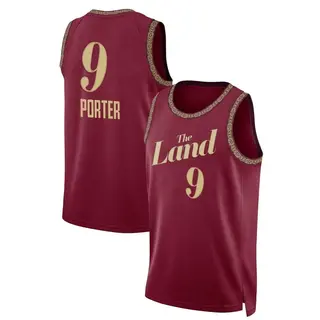 Youth Craig Porter Jr. Cleveland Cavaliers Wine 2023/24 City Edition Jersey - Swingman