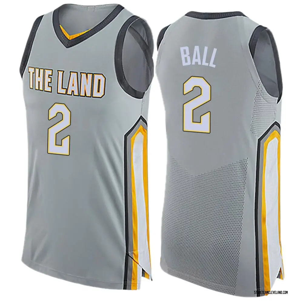 Youth Lonzo Ball Cleveland Cavaliers Gray Jersey - City Edition - Swingman