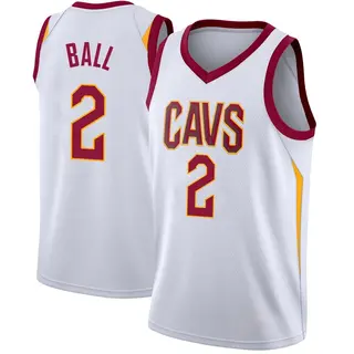 Youth Lonzo Ball Cleveland Cavaliers White Jersey - Association Edition - Swingman