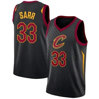Youth Olivier Sarr Cleveland Cavaliers Black Jersey - Statement Edition - Swingman
