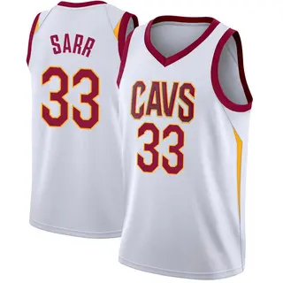 Youth Olivier Sarr Cleveland Cavaliers White Jersey - Association Edition - Swingman