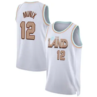 Youth Riley Minix Cleveland Cavaliers White 2022/23 City Edition Jersey - Swingman